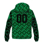 custom north texas mean green trellis mesh green windbreaker jacket best selling