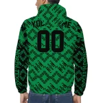 custom north texas mean green trellis mesh green windbreaker jacket best selling