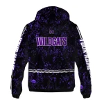 custom northwestern wildcats shards cluster purple windbreaker jacket best selling