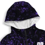 custom northwestern wildcats shards cluster purple windbreaker jacket best selling