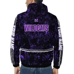 custom northwestern wildcats shards cluster purple windbreaker jacket best selling