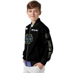 custom notre dame fighting irish american flag skull black bomber jacket best selling