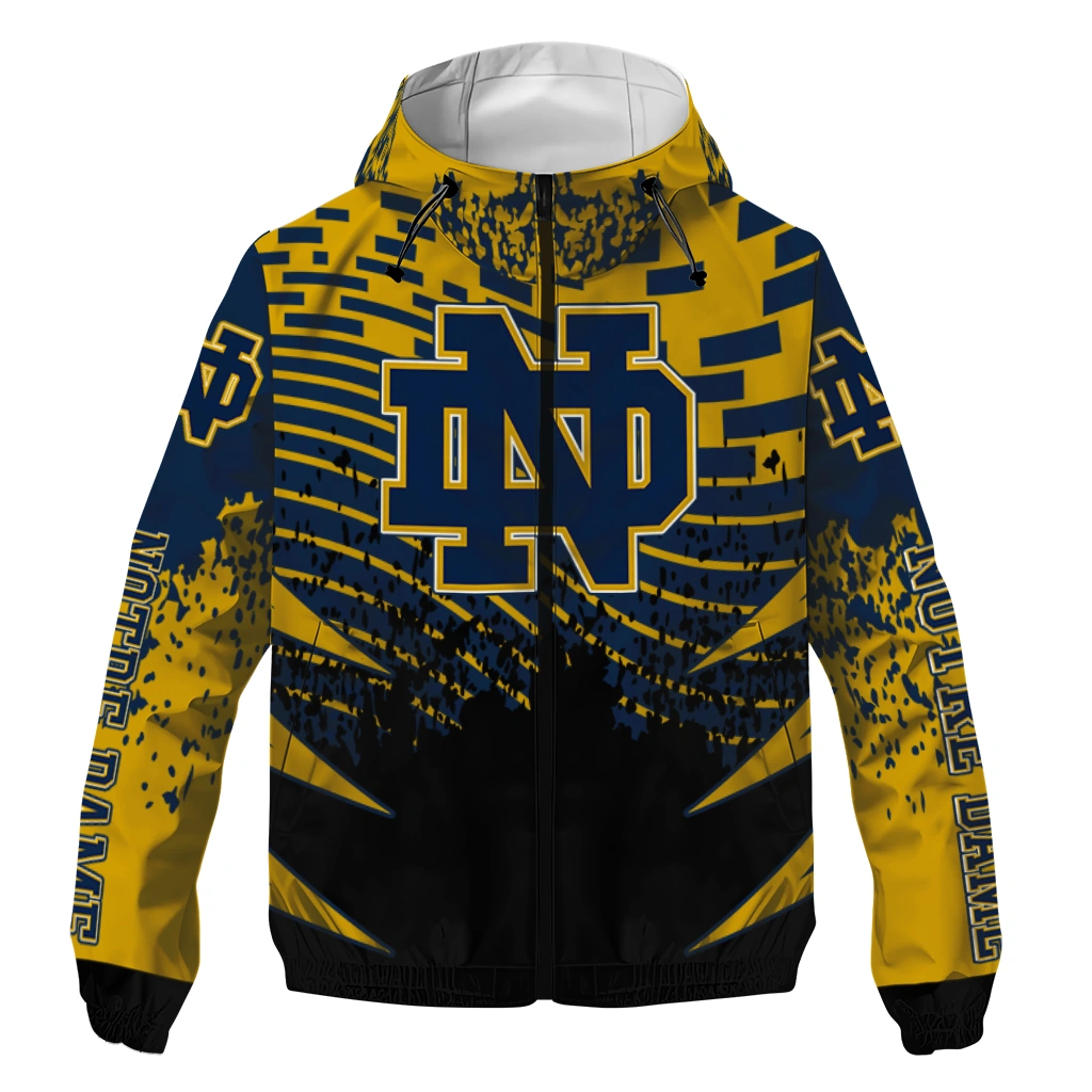 custom notre dame fighting irish brick motion navy black windbreaker jacket best selling custom notre dame fighting irish brick motion navy black windbreaker jacket best selling