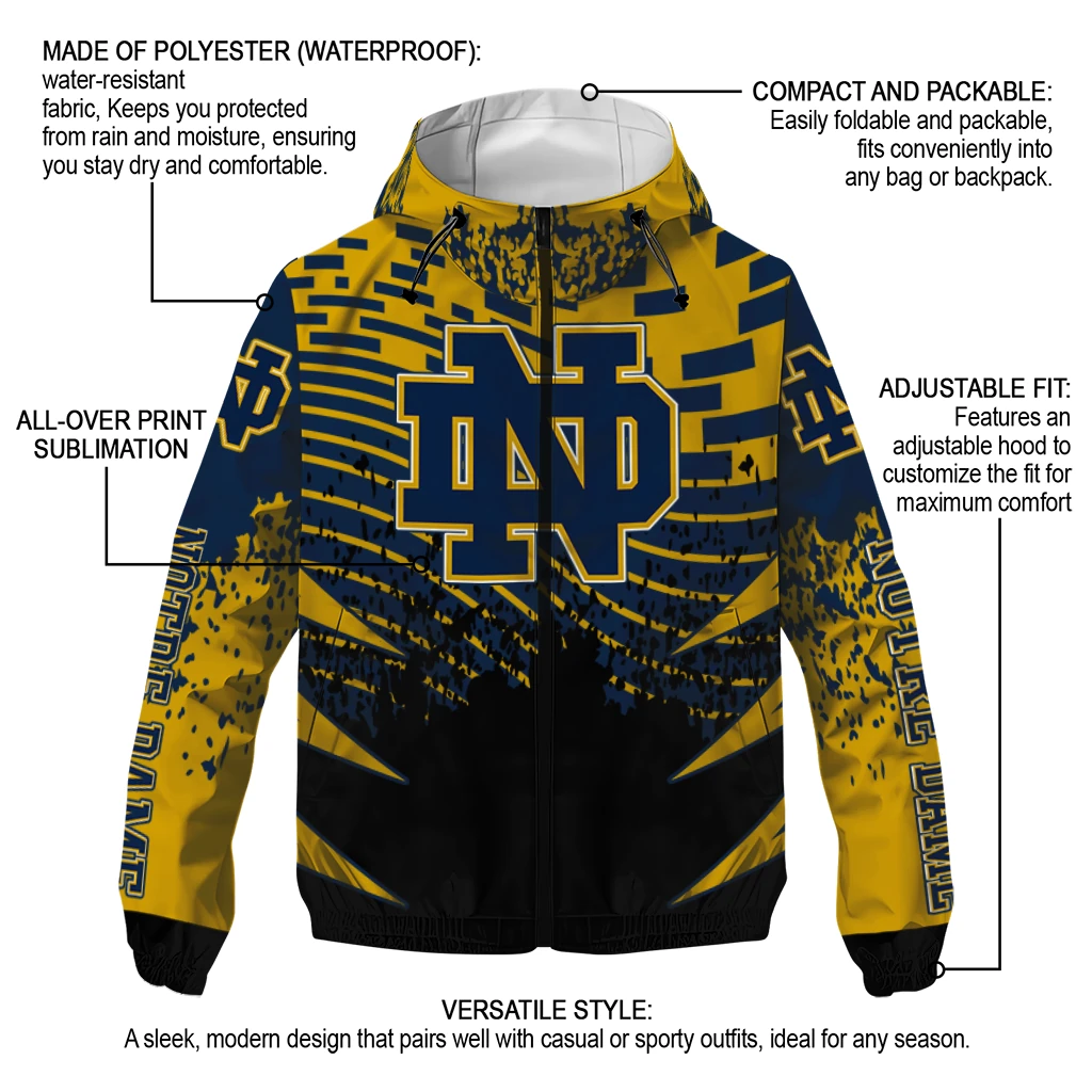 custom notre dame fighting irish brick motion navy black windbreaker jacket new arrival custom notre dame fighting irish brick motion navy black windbreaker jacket new arrival