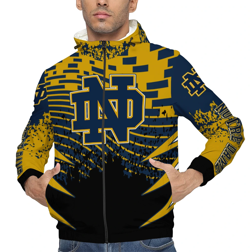 custom notre dame fighting irish brick motion navy black windbreaker jacket top rated custom notre dame fighting irish brick motion navy black windbreaker jacket top rated