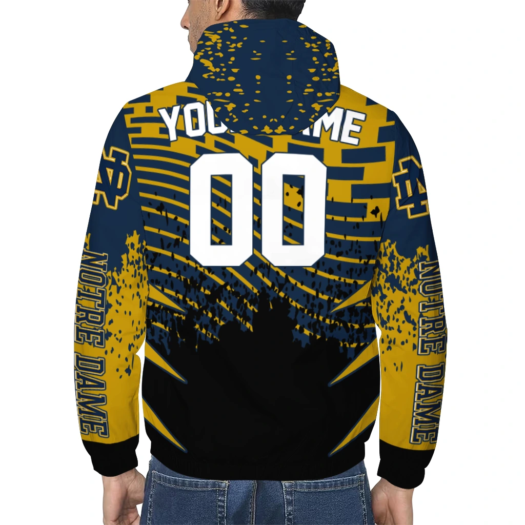 custom notre dame fighting irish brick motion navy black windbreaker jacket trendy custom notre dame fighting irish brick motion navy black windbreaker jacket trendy