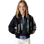 custom notre dame fighting irish star stripes navy black bomber jacket best selling