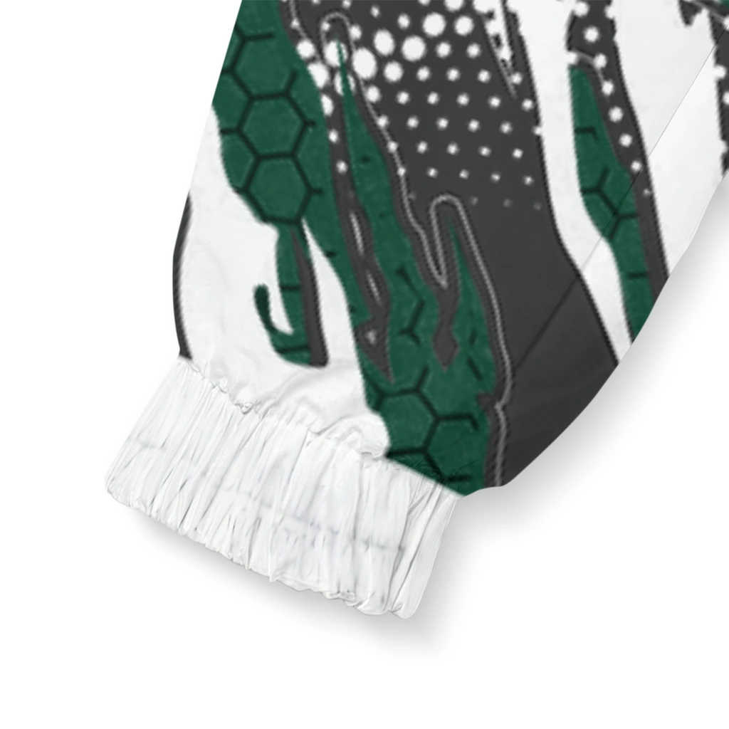 custom ohio bobcats claw mesh green gray windbreaker jacket latest model custom ohio bobcats claw mesh green gray windbreaker jacket latest model