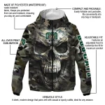 custom ohio bobcats skull camo camouflage windbreaker jacket best selling