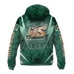 custom ohio bobcats us rock star green windbreaker jacket best selling