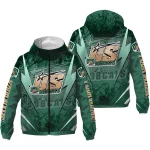 custom ohio bobcats us rock star green windbreaker jacket best selling