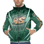 custom ohio bobcats us rock star green windbreaker jacket best selling