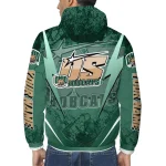 custom ohio bobcats us rock star green windbreaker jacket best selling