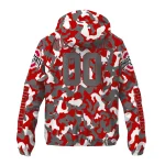 custom ohio state buckeyes camouflage mashup scarlet windbreaker jacket best selling