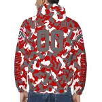 custom ohio state buckeyes camouflage mashup scarlet windbreaker jacket best selling