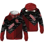 custom oklahoma sooners arrow matrix crimson black windbreaker jacket best selling