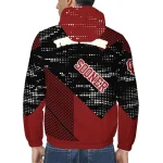 custom oklahoma sooners arrow matrix crimson black windbreaker jacket best selling