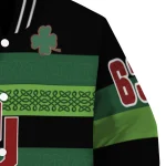 custom oklahoma sooners clover green lines green black varsity jacket best selling