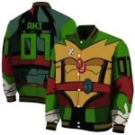 custom oklahoma sooners turtle armor varsity jacket best selling
