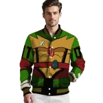 custom oklahoma sooners turtle armor varsity jacket best selling