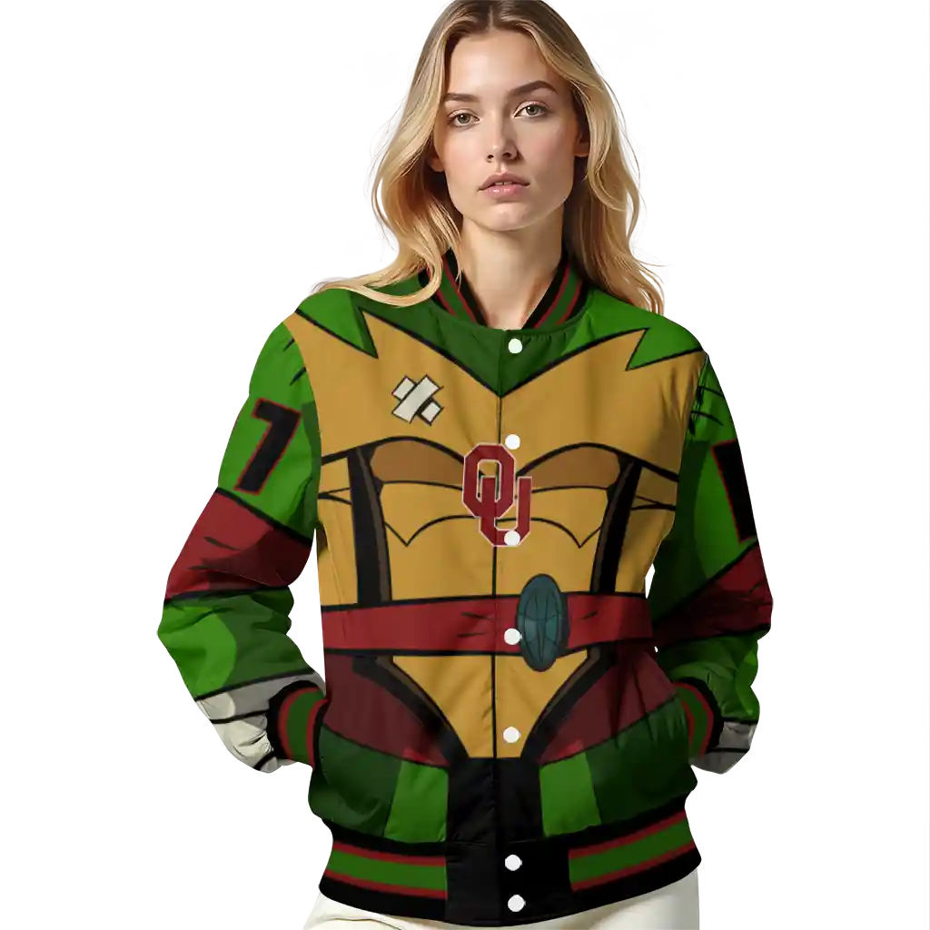 custom oklahoma sooners turtle armor varsity jacket latest model custom oklahoma sooners turtle armor varsity jacket latest model