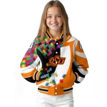 custom oklahoma state cowboys stars and stripes slashes orange varsity jacket best selling