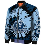 custom old dominion monarchs burst splatter blue bomber jacket best selling