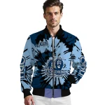 custom old dominion monarchs burst splatter blue bomber jacket best selling