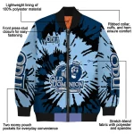 custom old dominion monarchs burst splatter blue bomber jacket best selling