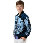 custom old dominion monarchs burst splatter blue bomber jacket best selling