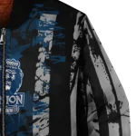 custom old dominion monarchs star stripes blue black bomber jacket best selling