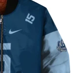 custom old dominion monarchs team patch blue bomber jacket best selling