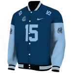 custom old dominion monarchs team patch blue varsity jacket best selling