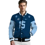 custom old dominion monarchs team patch blue varsity jacket best selling