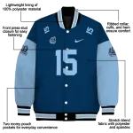 custom old dominion monarchs team patch blue varsity jacket best selling