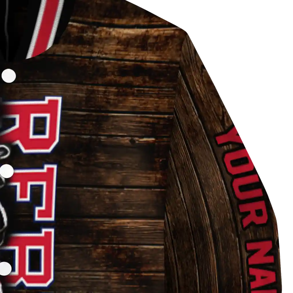 custom ole miss rebels flag wood brown varsity jacket premium grade custom ole miss rebels flag wood brown varsity jacket premium grade