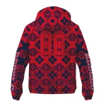 custom ole miss rebels geometric blossom red windbreaker jacket best selling