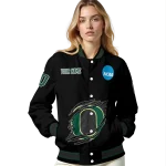 custom oregon ducks claw shred black varsity jacket best selling