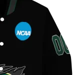 custom oregon ducks claw shred black varsity jacket best selling