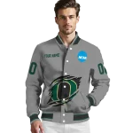custom oregon ducks feral slash grey varsity jacket best selling