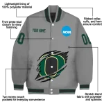 custom oregon ducks feral slash grey varsity jacket best selling