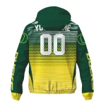 custom oregon ducks pattern layers green windbreaker jacket best selling