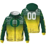 custom oregon ducks pattern layers green windbreaker jacket best selling