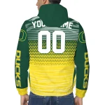 custom oregon ducks pattern layers green windbreaker jacket best selling