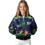 custom oregon ducks spongebob playtime green blue bomber jacket best selling