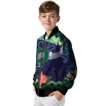 custom oregon ducks spongebob playtime green blue bomber jacket best selling