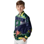 custom oregon ducks spongebob playtime green blue varsity jacket best selling