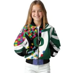 custom oregon ducks stars and stripes slashes green bomber jacket best selling
