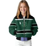 custom oregon ducks stripe statement green black bomber jacket best selling
