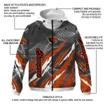 custom oregon state beavers claw mesh orange gray windbreaker jacket best selling